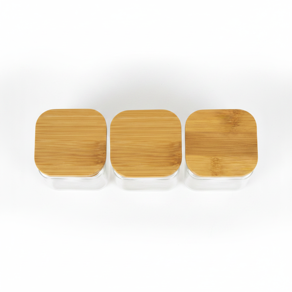 Top View Bamboo Lids