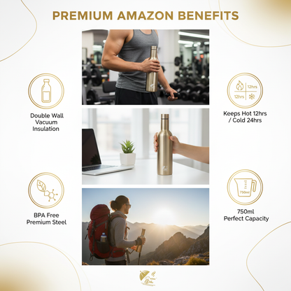 Water Bottle Benefits Infographic
