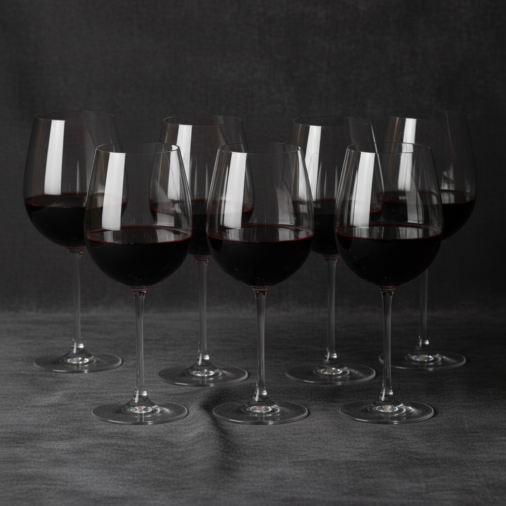 Wine Glasses Front View